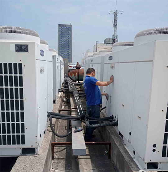 易门中央空调制热和不制冷系统维修方法